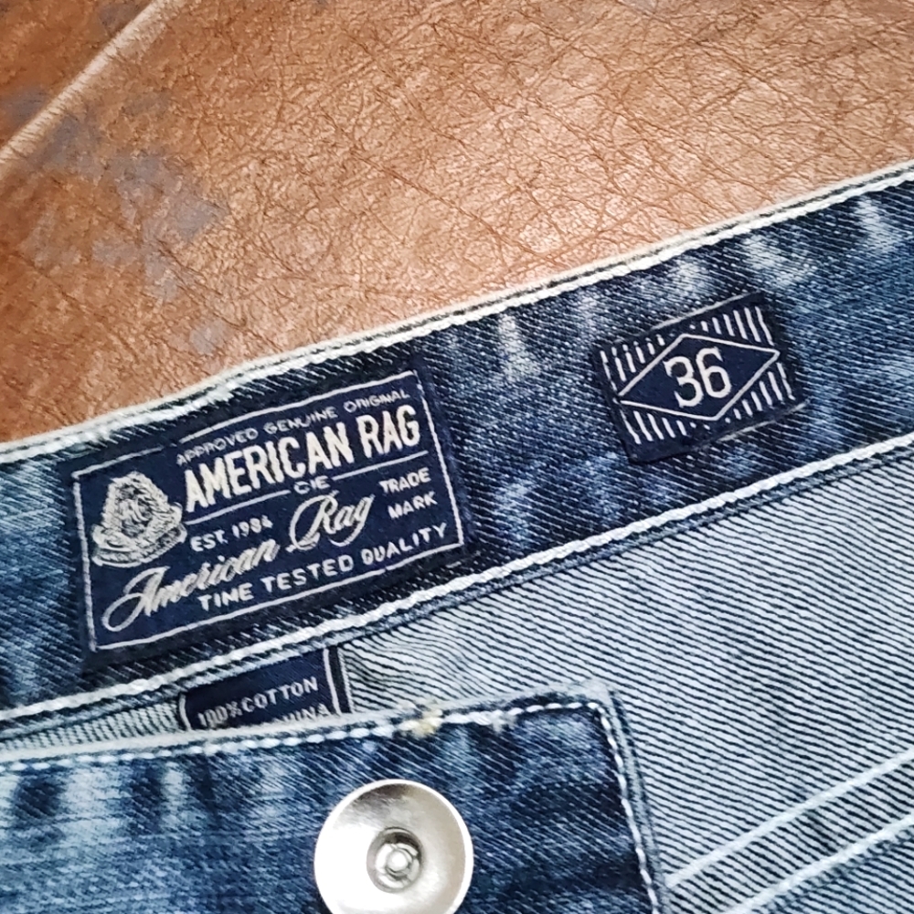 NWOT... American Rag Blue Denim Jeans Shorts - Picture 5 of 6